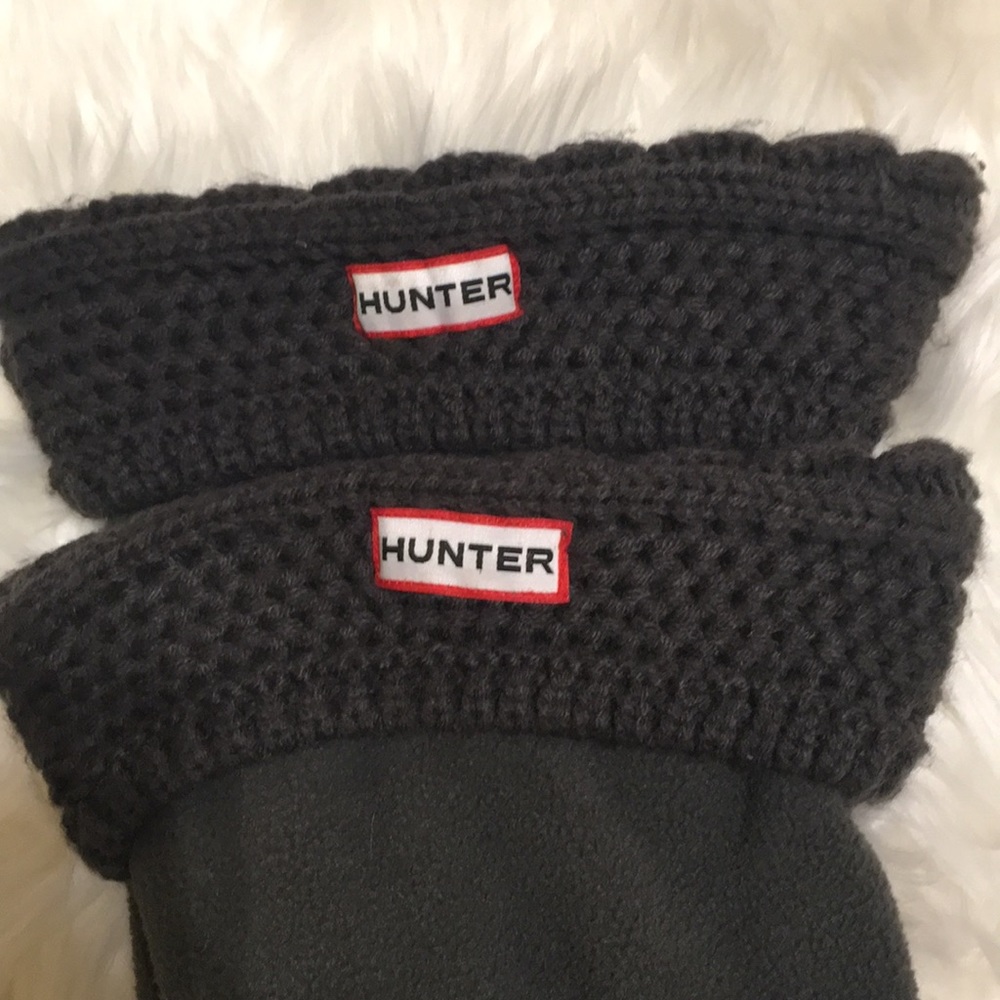 Hunter Dark Gray Rain Boots Socks - Picture 9 of 9